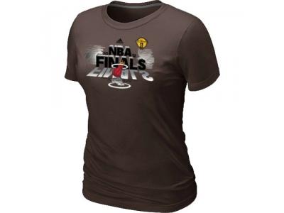 Women Miami Heat adidas 2012 Eastern Conference Champions Brown T-Shirt