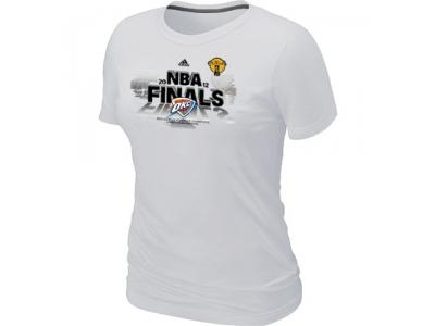 Womens Oklahoma City Thunder adidas 2012 Western Conference Champions White T-Shirt