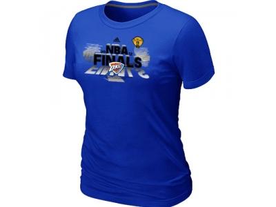 Womens Oklahoma City Thunder adidas 2012 Western Conference Champions Blue T-Shirt