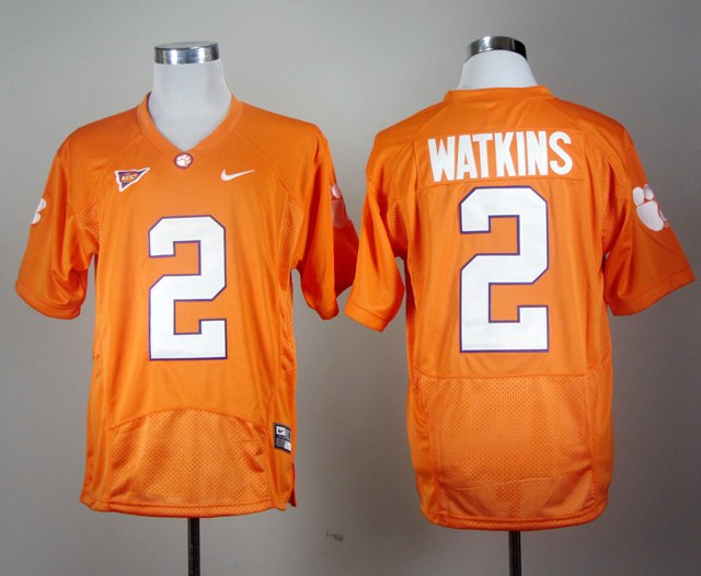 Clemson Tigers Sammy Watkins 2 Orange Pro Combat College Football Jersey