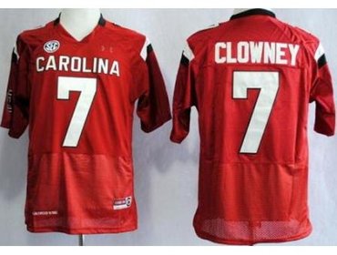 South Carolina Gamecocks 7 Jadeveon Clowney Red College Football NCAA Jerseys
