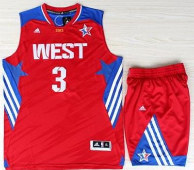 2013 All-Star Western Conference Los Angeles Clippers #3 Chris Paul Red Revolution 30 Swingman NBA Suits