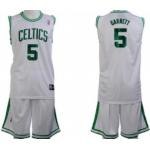 Boston Celtics #5 Garnett White Suit