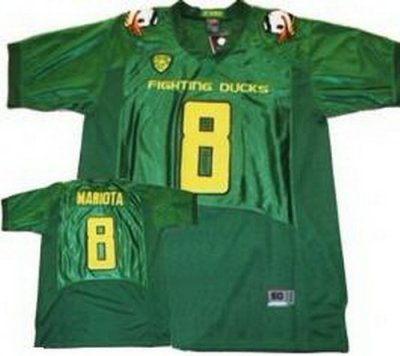 Oregon Ducks #8 Marcus Mariota Green NCAA Football Jerseys