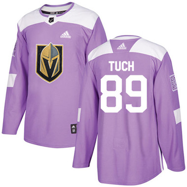 Adidas Golden Knights #89 Alex Tuch Purple Authentic Fights Cancer Stitched NHL Jersey