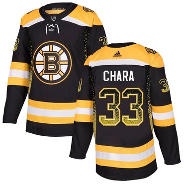 Bruins 33 Zdeno Chara Black Drift Fashion Adidas Jersey