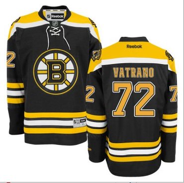 Boston Bruins #72 Frank Vatrano Black Home Stitched NHL Jersey