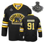 nhl boston bruins #91 savard black 3rd[2011 stanley cup]