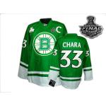 nhl boston bruins #33 chara green[2011 stanley cup]