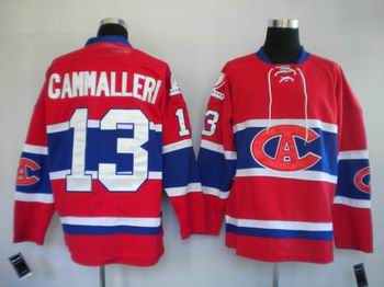 hockey montreal canadiens #13 michael cammalleri stitched replithentic new ca patch red