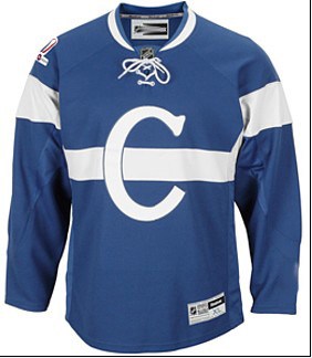 hockey montreal canadiens #22 paul mara stitched replithentic blue jersey