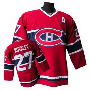 montreal canadiens #27 alexei kovalev red ch patch jersey