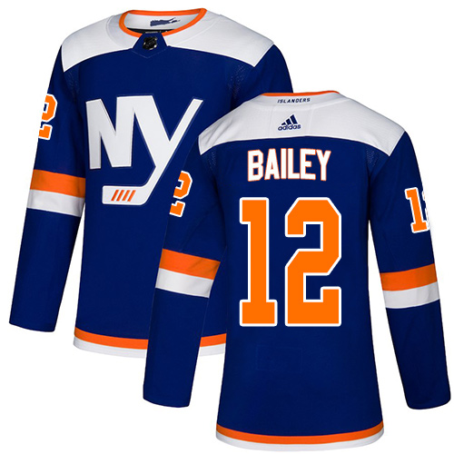 Islanders #12 Josh Bailey Blue Alternate Authentic Stitched Hockey Jersey