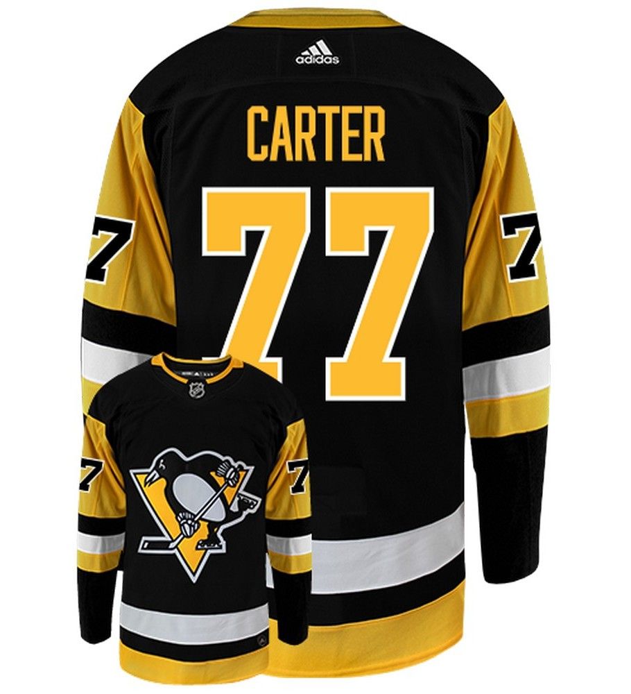 Men's Pittsburgh Penguins #77 Jeff Carter 2021 Black Jersey