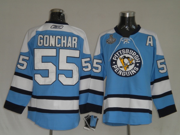 NHL Jerseys Pittsburgh Penguins 55 Gonchar BLue