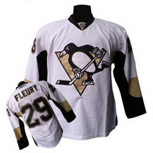 Pittsburgh Penguins 29 Marc-Andre Fleury White
