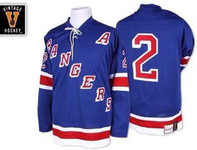 NHL New York Rangers 2 Brad Park 1971 1972 Blue Throwback Hockey Jerseys gear