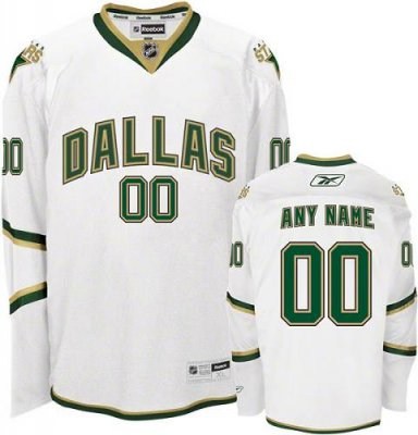 customized dallas stars jersey white man hockey jersey