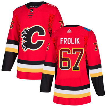 Flames 67 Michael Frolik Red Drift Fashion Adidas Jersey
