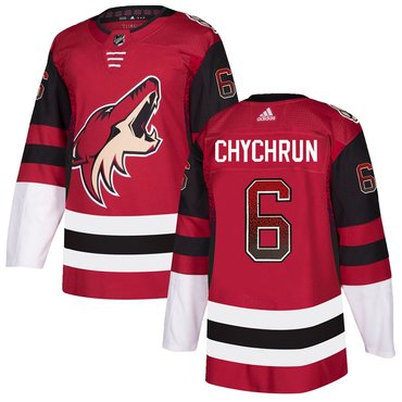 Coyotes 6 Jakob Chychrun Red Drift Fashion Adidas Jersey