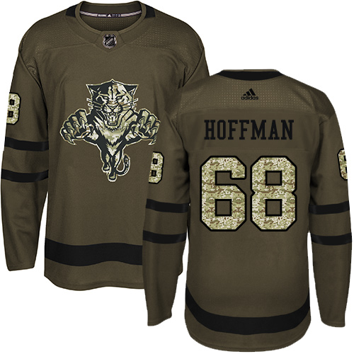 Panthers #68 Mike Hoffman Green Salute to Service Stitched Hockey Jersey