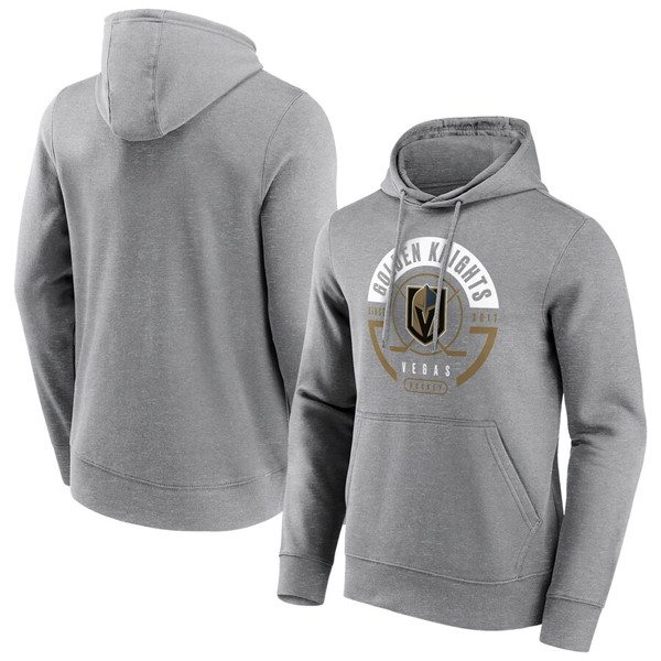 Men's Vegas Golden Knights Grey Block Party Hoodies