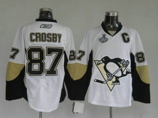 kids nhl jerseys pittaburgh penguins 87 (kids) white