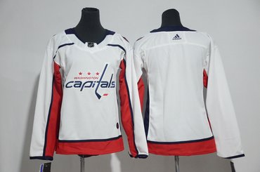 Youth Capitals Blank White Youth Adidas Jersey