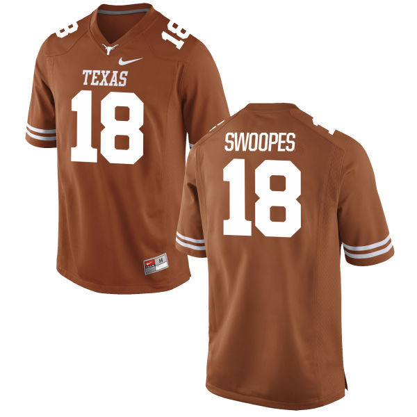 Texas Longhorns 18 Tyrone Swoopes Orange Nike College Jersey