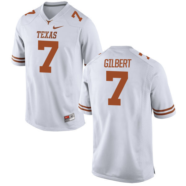 Texas Longhorns 7 Garrett Gilbert White Nike College Jersey