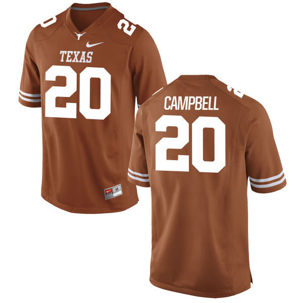 Texas Longhorns 20 Earl Campbell Orange Nike College Jersey