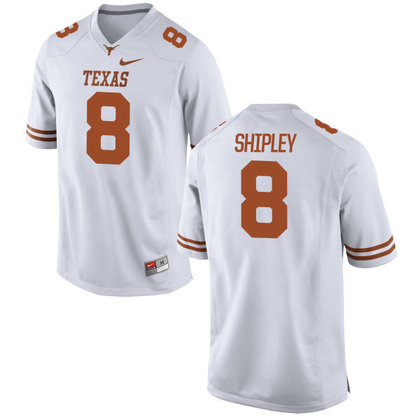 Texas Longhorns 8 Jordan Shipley White Nike College Jersey
