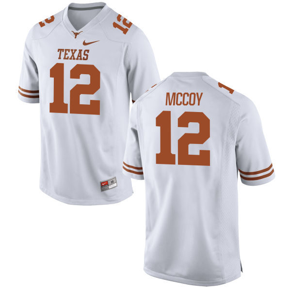 Texas Longhorns 12 Colt McCoy White Nike College Jersey