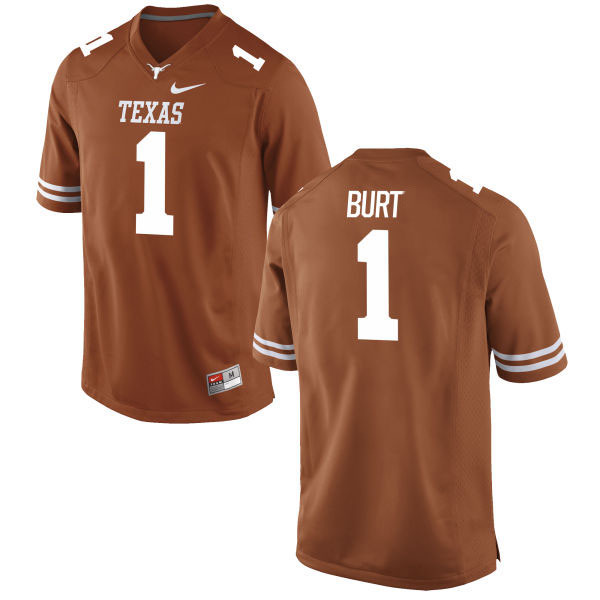 Texas Longhorns 1 John Burt Orange Nike College Jersey