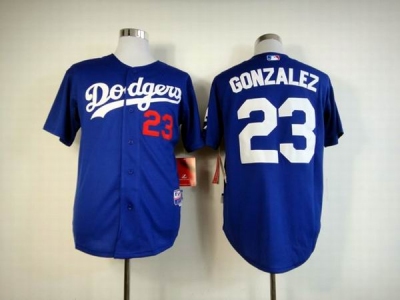 mlb jerseys los angeles dodgers #23 gonzalez blue(gonzalez)