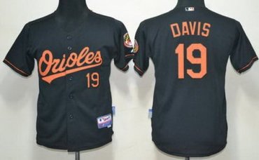 Baltimore Orioles 19 Chris Davis Black Cool Base Baseball MLB Jerseys