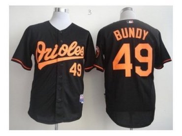 mlb jerseys Baltimore Orioles #49 bundy black