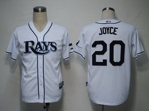 mlb jerseys tampa bay rays 20 joyce white cool base