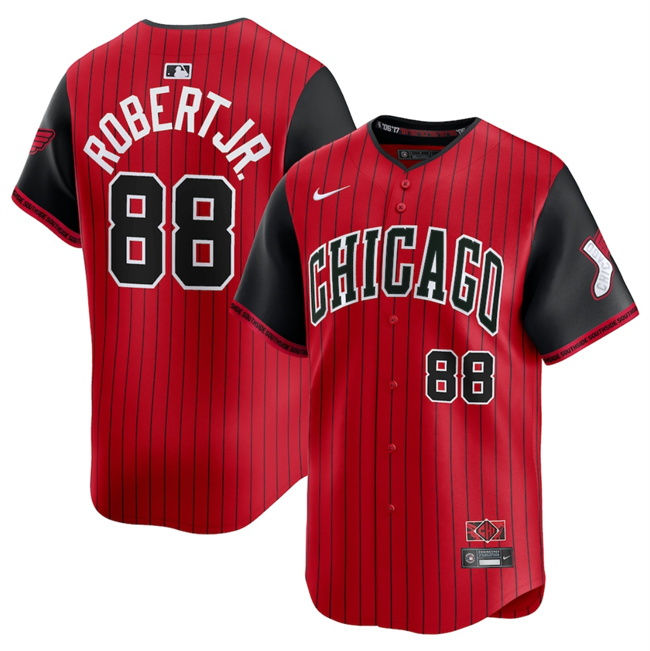 Youth Chicago White Sox #88 Luis Robert Jr. Red Black 2025 City Connect Limited Stitched Baseball Jersey
