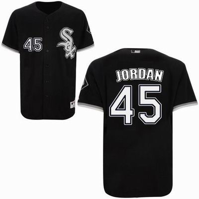 Jerseys Chicago White Sox 45 Jordan Black