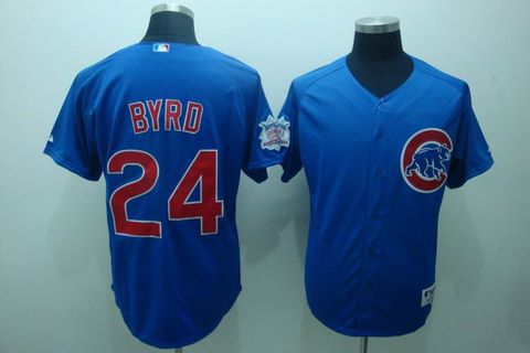MLB Jerseys Chicago Cubs 24 BYRD Blue