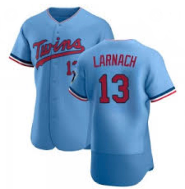 Minnesota Twins #13 Trevor Larnach Blue Jerseys