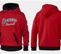 Milwaukee Brewers Pullover Hoodie Red & Black