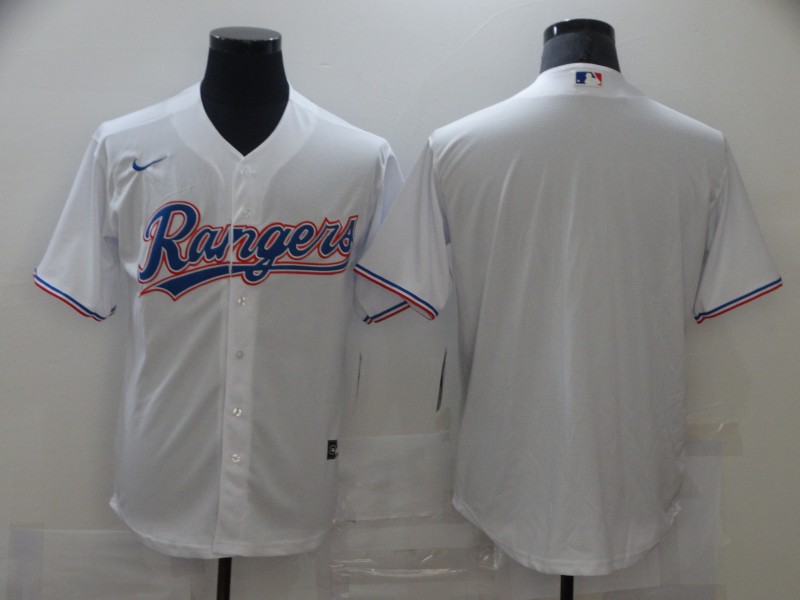 Nike Men's Texas Rangers White blank 2020 Authentic Official Team MLB Jersey