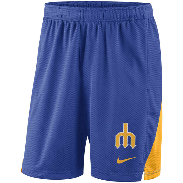 Men's Seattle Mariners Nike Royal Franchise Performance Shorts