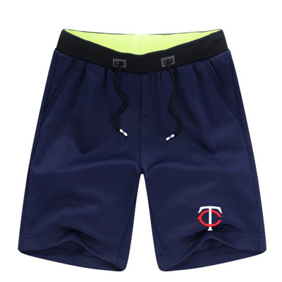 Men's Minnesota Twins Team Logo Navy Baseball Shorts