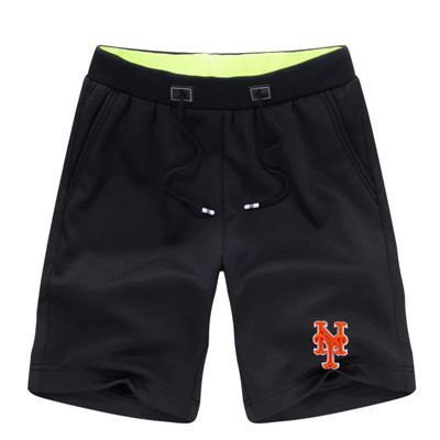 Men's New York Mets Team Logo Black Baseball Shorts