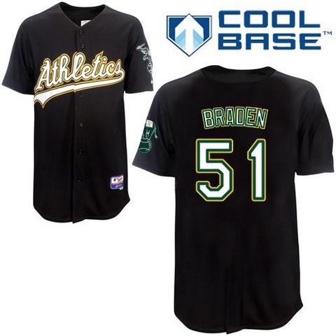 Atlanta Braves 51 BRADEN jerseys grey