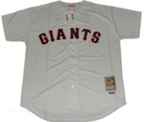 San Francisco Giants #7 MITCHELL White Throwback Jersey