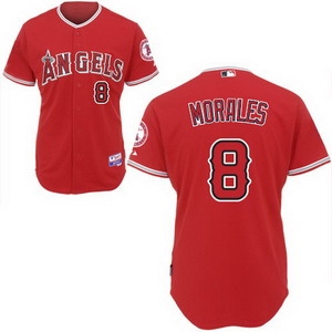los angeles angels of anaheim 8 kendry morales jerseys red